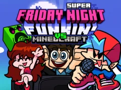 Super Friday Night Funkin Vs Minecraft — δωρεάν online παιχνίδι