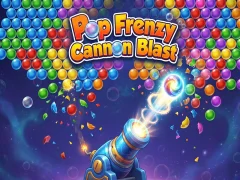 Pop Frenzy Cannon Blast — δωρεάν online παιχνίδι