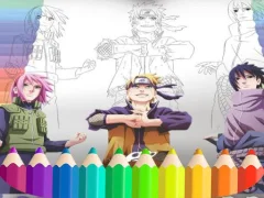 Naruto Shippuden Coloring Book — δωρεάν online παιχνίδι