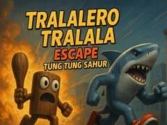 Tralalero Tralala escape Tung Tung Sahur — δωρεάν online παιχνίδι
