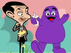 When Mr Bean meet Grimace — δωρεάν online παιχνίδι