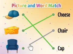 Picture and Word Match — δωρεάν online παιχνίδι