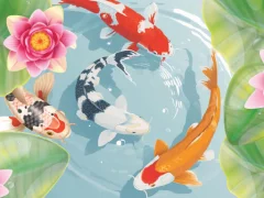 Koi Fish Pond — δωρεάν online παιχνίδι
