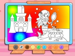 Coloring Book: Mermaid Makeup — δωρεάν online παιχνίδι