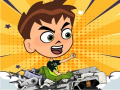 Ben 10 Crazy Truck — δωρεάν online παιχνίδι