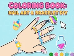 Coloring Book: Nail Art & Bracelet Diy — δωρεάν online παιχνίδι