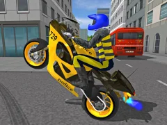 Police Motorbike Race Simulator — δωρεάν online παιχνίδι