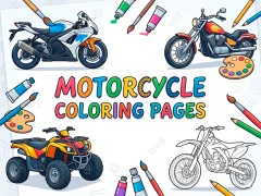 Motorcycle Coloring Pages — δωρεάν online παιχνίδι