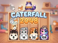 Caterfall 2048 — δωρεάν online παιχνίδι