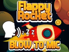 Flappy Rocket With Blowing — δωρεάν online παιχνίδι