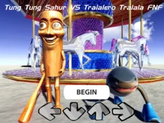 Tung Tung Sahur VS Tralalero Tralala FNF — δωρεάν online παιχνίδι