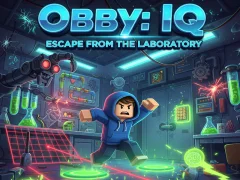 Obby: IQ Escape from the Laboratory — δωρεάν online παιχνίδι