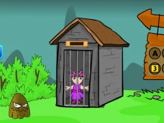 Purple Beauty Girl Rescue — δωρεάν online παιχνίδι