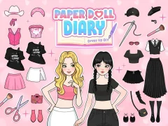 Paper Doll Diary: Dress Up DIY — δωρεάν online παιχνίδι