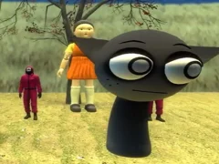 Squid Game Sprunki Hide — δωρεάν online παιχνίδι