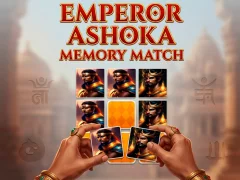 Emperor Ashoka Memory Match — δωρεάν online παιχνίδι