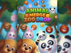 Animal Merge Zoo Drop — δωρεάν online παιχνίδι