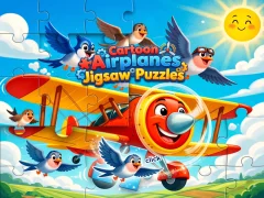 Cartoon Airplanes: Jigsaw Puzzles — δωρεάν online παιχνίδι