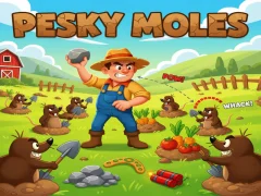 Pesky Moles — δωρεάν online παιχνίδι