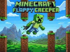 Minecraft Flappy Creeper — δωρεάν online παιχνίδι