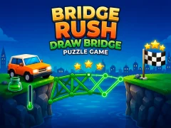 Bridge Rush - Draw Bridge Puzzle Game — δωρεάν online παιχνίδι