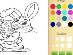 Easter Bunny Coloring Book for Kids — δωρεάν online παιχνίδι