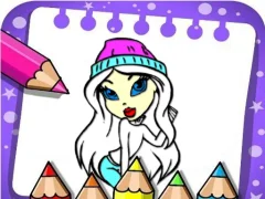 Easy Bratz Coloring — δωρεάν online παιχνίδι