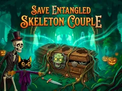 Save Entangled Skeleton Couple — δωρεάν online παιχνίδι