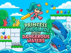 Princess Goldblade and the Dangerous Waters — δωρεάν online παιχνίδι