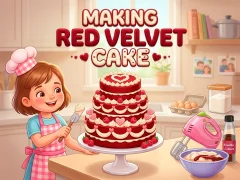 Making Red Velvet Cake — δωρεάν online παιχνίδι
