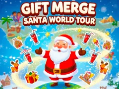 Gift Merge Santa World Tour — δωρεάν online παιχνίδι