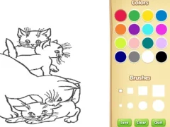 Cats Coloring Book For Kids — δωρεάν online παιχνίδι