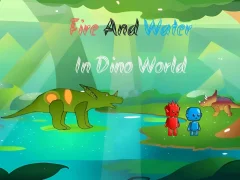 Fire And Water In Dino World — δωρεάν online παιχνίδι