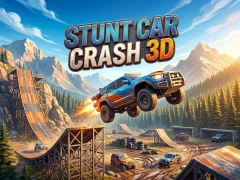 Stunt Car Crash 3D — δωρεάν online παιχνίδι