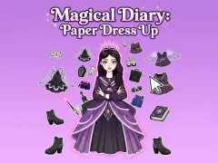Magical Diary: Paper Dress Up — δωρεάν online παιχνίδι