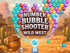 Number Bubble Shooter Wild West — δωρεάν online παιχνίδι