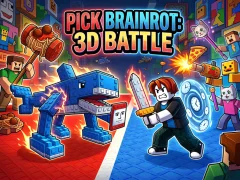 Pick Brainrot: 3D Battle — δωρεάν online παιχνίδι