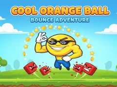 Cool Orange Ball: Bounce Adventure — δωρεάν online παιχνίδι