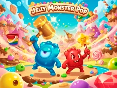 Jelly Monster Pop — δωρεάν online παιχνίδι