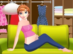 Pregnant Anne Dressing Room — δωρεάν online παιχνίδι