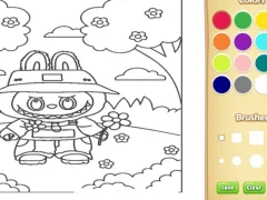 Labubu Coloring Book For Kids — δωρεάν online παιχνίδι
