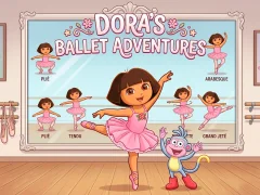Dora's Ballet Adventures — δωρεάν online παιχνίδι