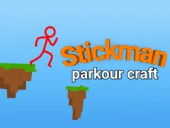 Stickman parkour craft — δωρεάν online παιχνίδι