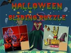 Halloween Sliding Puzzle — δωρεάν online παιχνίδι