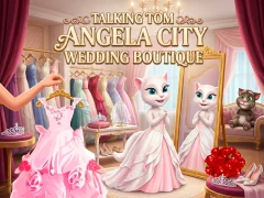 Talking Tom Angela City Wedding Boutique — δωρεάν online παιχνίδι