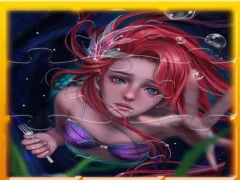 Mermaid Ariel Princess Jigsaw Puzzle — δωρεάν online παιχνίδι