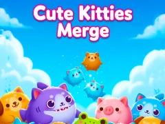 Cute Kitties Merge — δωρεάν online παιχνίδι