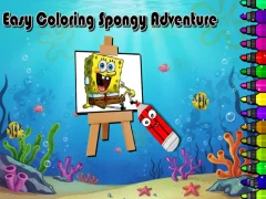 Easy Coloring Spongy Adventure — δωρεάν online παιχνίδι