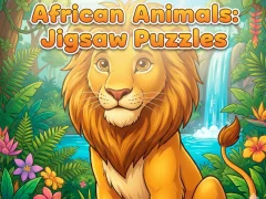 African Animals: Jigsaw Puzzles — δωρεάν online παιχνίδι