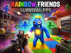 Rainbow Friends Survival FPS — δωρεάν online παιχνίδι